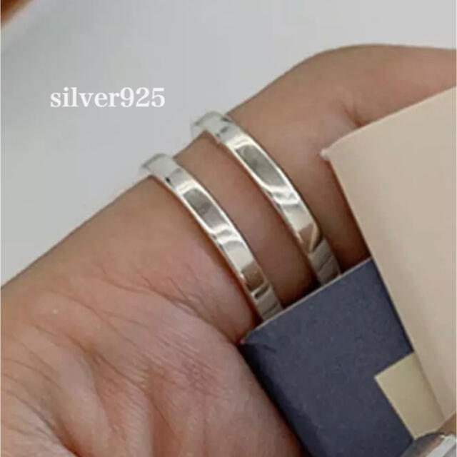 BEAUTY&YOUTH UNITED ARROWS(ビューティアンドユースユナイテッドアローズ)のsilver925  二連リング レディースのアクセサリー(リング(指輪))の商品写真