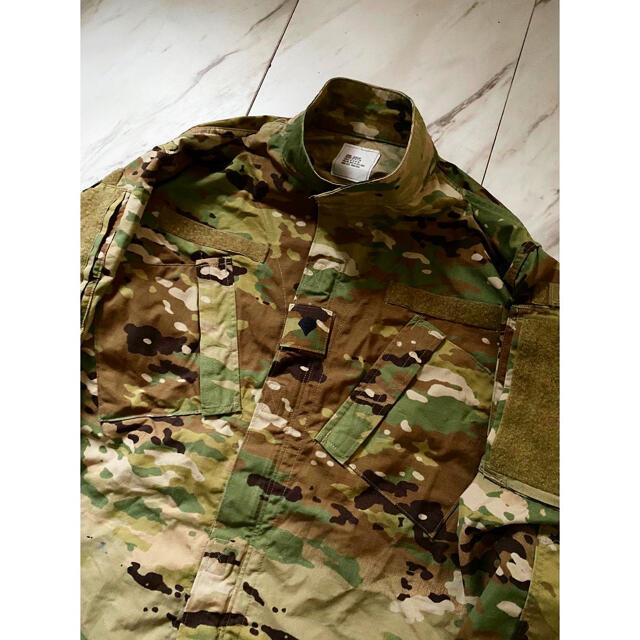 patagonia(パタゴニア)のus.army 米軍実物 マルチカモフラージュ 迷彩 BDU ジャケット シャツ メンズのジャケット/アウター(ミリタリージャケット)の商品写真