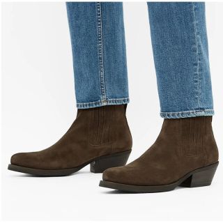 サンローラン(Saint Laurent)のOur Legacy（アワーレガシー）のレザーブーツ Cuban boot(ブーツ)