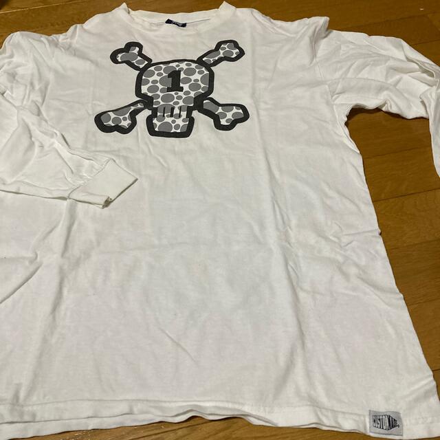 STUSSY(ステューシー)のstussyステューシー長袖Tシャツ　Ｌ　custom madeカスタムメイド メンズのトップス(Tシャツ/カットソー(七分/長袖))の商品写真