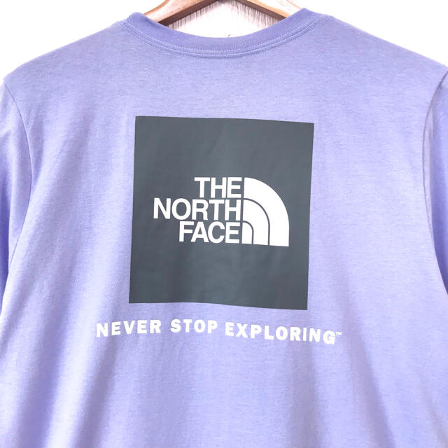 THE NORTH FACE(ザノースフェイス)のラベンダー ♪ ノースフェイス BOX Tシャツ レディース L  レディースのトップス(Tシャツ(半袖/袖なし))の商品写真