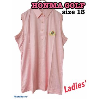 ホンマゴルフ(本間ゴルフ)の新品未使用！！HONMA GOLF 本間ゴルフ　ノースリーブ　シャツ　ポロシャツ(ウエア)