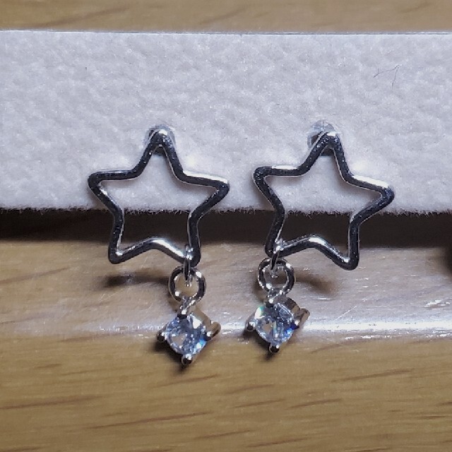 星 ピアス シルバー925 レディースのアクセサリー(ピアス)の商品写真