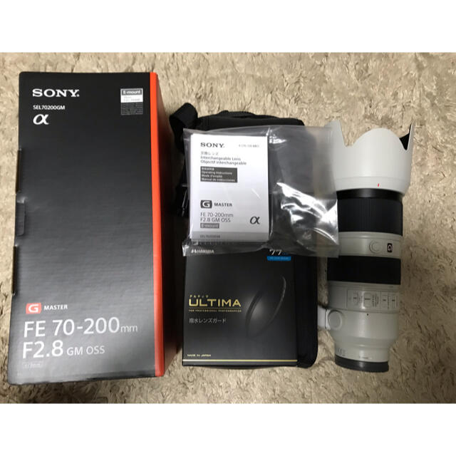 SONY FE 70-200 F2.8 GM OSS 保護フィルター付き 極美品