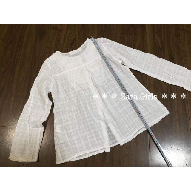 ZARA KIDS(ザラキッズ)のZARA girls ザラ ガールズ 長袖 ブラウス  キッズ/ベビー/マタニティのキッズ服女の子用(90cm~)(ブラウス)の商品写真