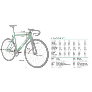 leader bike 721tr ブラック M フレームのみ オムニウムの通販 by こ ...