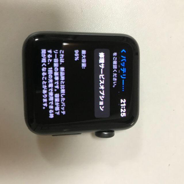 べると Apple Watch - Apple Watch Series 3（GPSモデル）-42mm（オマケつき）の通販 by kyoukeys's shop｜アップルウォッチならラクマ ∟トラブルシ