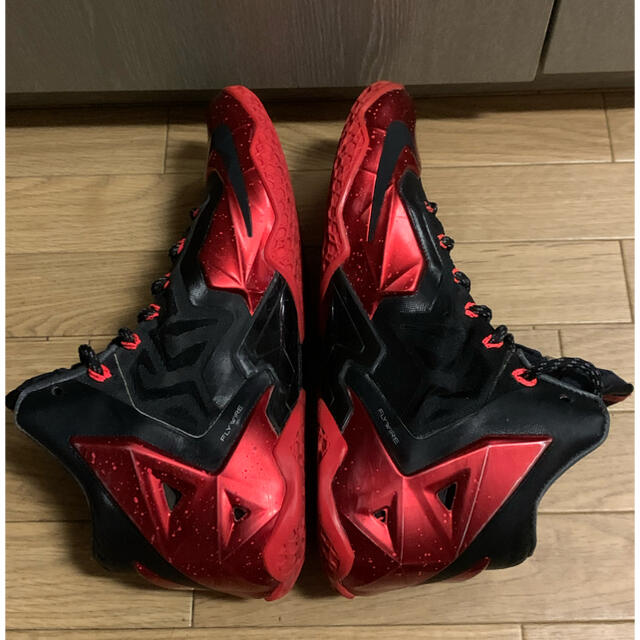 NIKE LEBRON XI BLACK RED ナイキ レブロン11 - バスケットボール