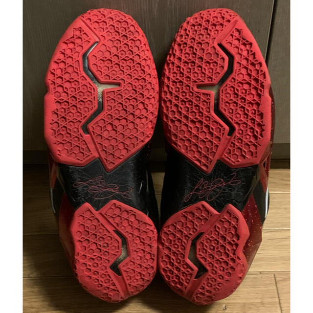 2024新発 【中古】NIKE LEBRON XI BLACK RED ナイキ レブロン11