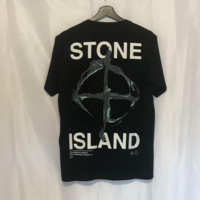 Stone Islandストーンアイランド ロゴプリント 半袖tシャツ Xxl 21 Chouninki Tシャツ カットソー 半袖 袖なし Firstclassaruba Com