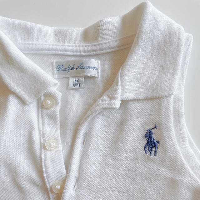 Ralph Lauren(ラルフローレン)の【中古】9m 75cm ラルフローレン ワンピース ブルマ付 キッズ/ベビー/マタニティのベビー服(~85cm)(ワンピース)の商品写真