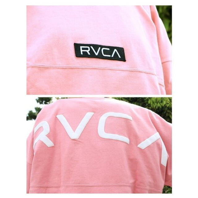 ARCH RVCA S/S TEE S ピンク ルーカ ロゴTシャツ