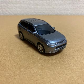 ミツビシ(三菱)の三菱アウトランダーミニカー（チタニウムグレーメタリック）(ミニカー)