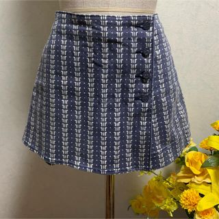 トリーバーチ(Tory Burch)のトリーバーチ　デニム地　スカパン　キュロット　ショートパンツ　ゴルフにも(ショートパンツ)