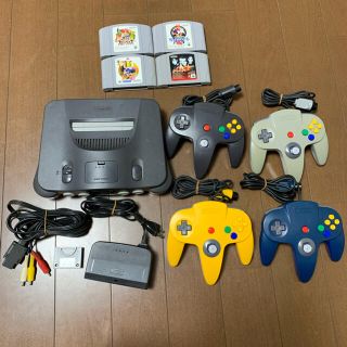 ニンテンドウ64(NINTENDO 64)のNINTENDO（ニンテンドー）64本体 セット すぐ遊べる(家庭用ゲーム機本体)