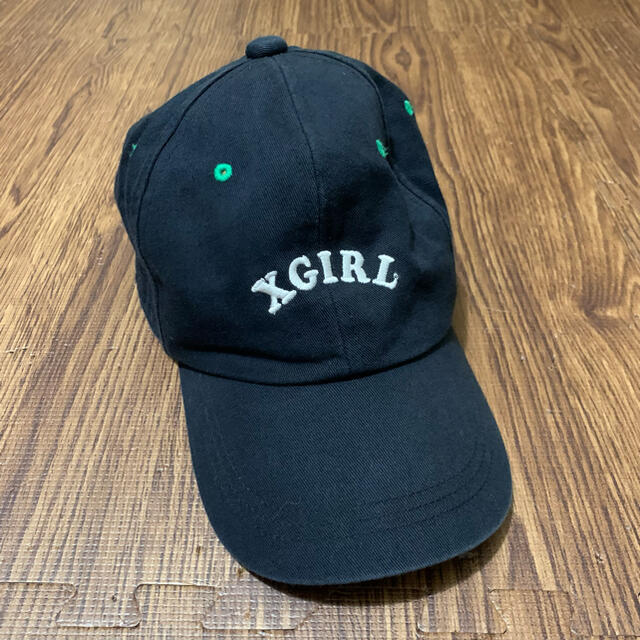 X-girl(エックスガール)のX-girl キャップ 黒 スナップバック レディースの帽子(キャップ)の商品写真