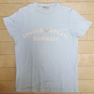 エンポリオアルマーニ(Emporio Armani)の【No.8】EMPORIO ARMANI Tシャツ ライトブルー S M(Tシャツ/カットソー(半袖/袖なし))