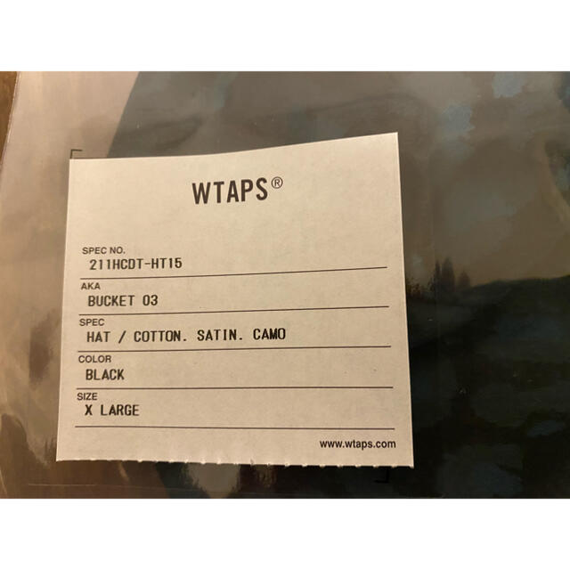 W)taps(ダブルタップス)の21ss Wtaps BUCKET 03 HAT CAMO XL バケットハット メンズの帽子(ハット)の商品写真