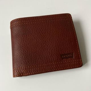 リーバイス(Levi's)のリーバイス 二つ折り財布 メンズ ブラウン型押し Levi’s(折り財布)