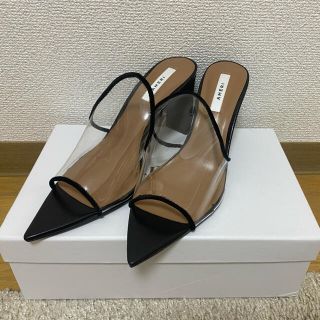 アメリヴィンテージ(Ameri VINTAGE)のamerivintage   MEDI CLEAR WINDOW MULE(ミュール)