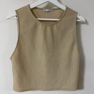 ザラ(ZARA)のZARA ノースリーブ(カットソー(半袖/袖なし))