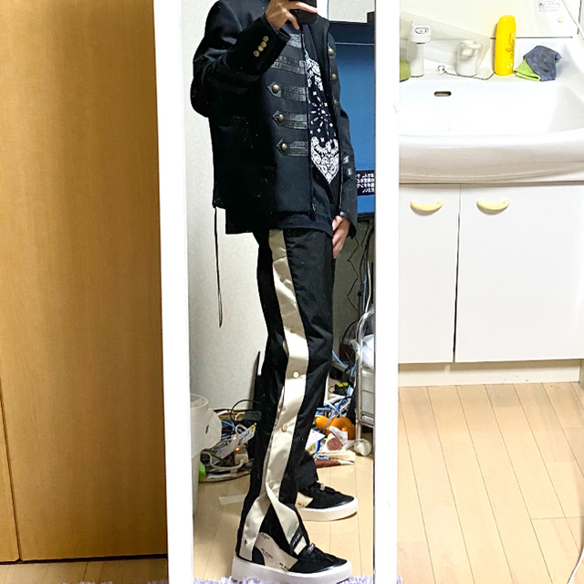 fear of god ストライプトラウザーパンツ TAKUYA∞着用