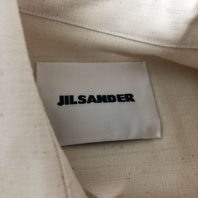 【JIL SANDER】20S/S コットン キャンバス  シャツ　ジャケット