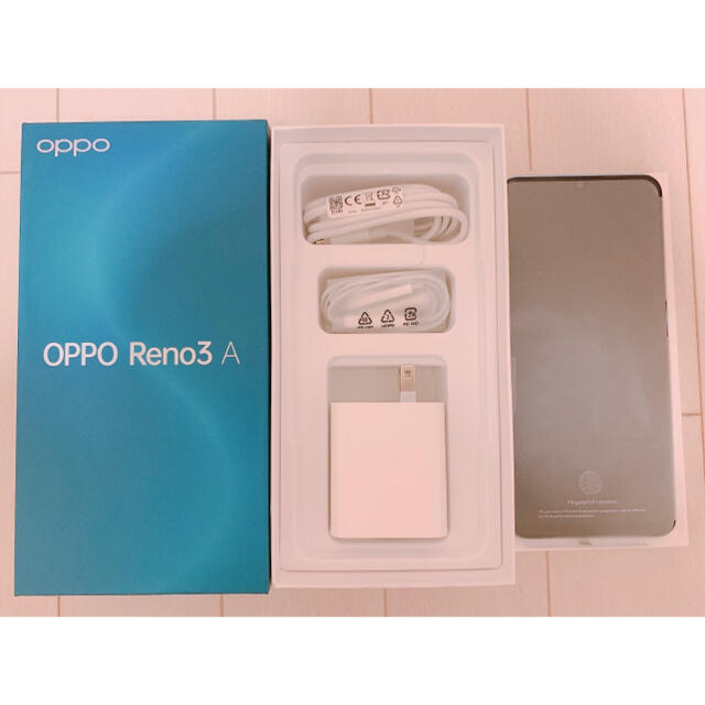 OPPO(オッポ)のOPPO Reno3 A ホワイト A0020P  スマホ/家電/カメラのスマートフォン/携帯電話(スマートフォン本体)の商品写真