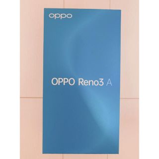 オッポ(OPPO)のOPPO Reno3 A ホワイト A0020P (スマートフォン本体)