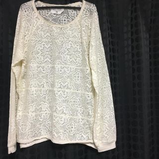 エイチアンドエム(H&M)のトレンド激安☆H&Mレーストップス カットソー Tシャツ ユニクロGU ZARA(カットソー(長袖/七分))