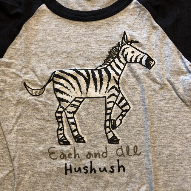 HusHush(ハッシュアッシュ)の動物Tシャツ2点セット キッズ/ベビー/マタニティのキッズ服男の子用(90cm~)(Tシャツ/カットソー)の商品写真