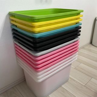 イケア(IKEA)のトロファスト15個セット　傷あり　格安で(ケース/ボックス)