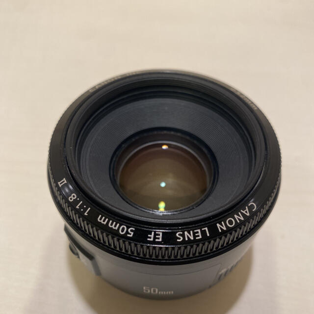Canon(キヤノン)のCanon EF50㎜ F1.8 II 単焦点レンズ スマホ/家電/カメラのカメラ(レンズ(単焦点))の商品写真