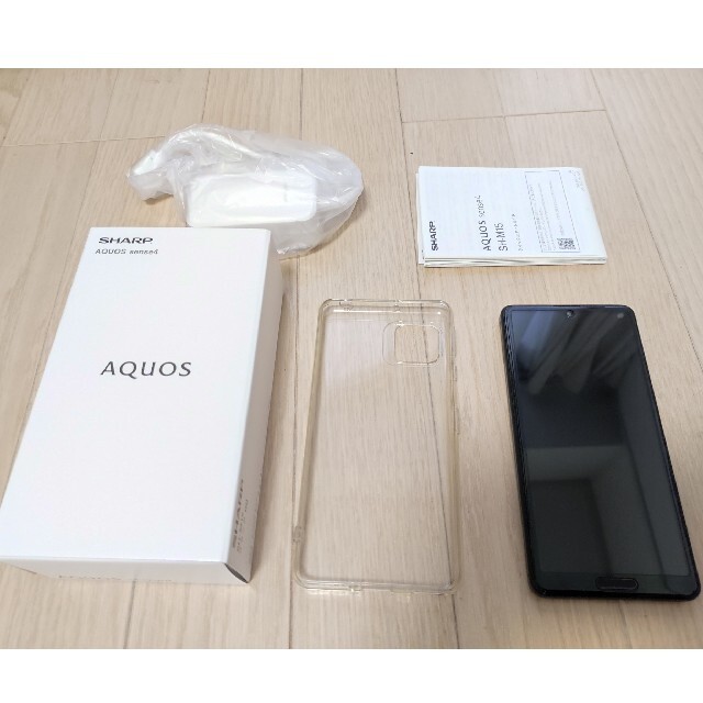 高品質国産AQUOS - ☆最安値☆新品同様 AQUOS sense4 SH-M15 ブラック ...