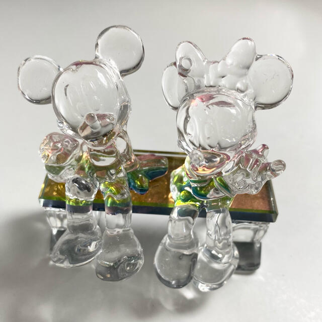 Disney 限定 公式 Disney クリスタルアーツ ミッキー ミニー ガラス細工の通販 By はむ ディズニーならラクマ