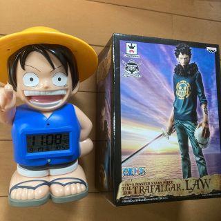 バンプレスト(BANPRESTO)のワンピース　MASTER STARS PIECE +ルフィー目覚まし時計(キャラクターグッズ)