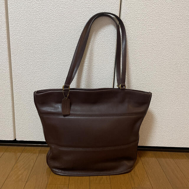 COACH レザートートバック　ブラウン