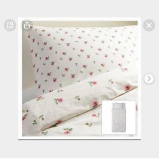 IKEA - IKEA 小花柄 花柄 シーツカバー ベッドカバー シングルの IKEA - IKEA 小花柄 花柄 シーツカバー ベッドカバー シングルの