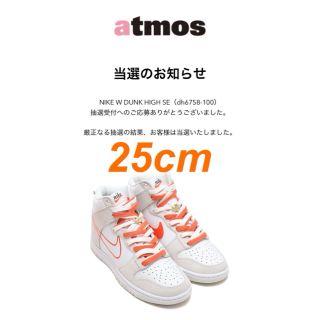 ナイキ(NIKE)のNIKE ナイキ ウィメンズ ダンクハイ 25cm(スニーカー)