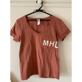 マーガレットハウエル(MARGARET HOWELL)のMHL vネックTシャツ(Tシャツ(半袖/袖なし))