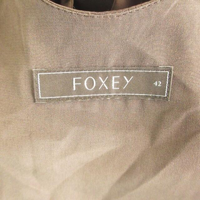 FOXEY - フォクシー ティアードワンピース ノースリーブ シフォン ...