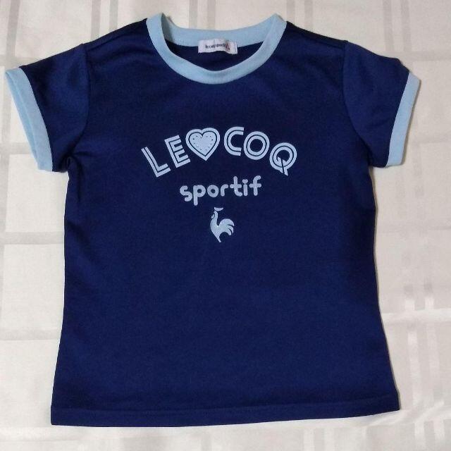 le coq sportif(ルコックスポルティフ)のルコック　Tシャツ　120　紺 キッズ/ベビー/マタニティのキッズ服女の子用(90cm~)(Tシャツ/カットソー)の商品写真