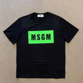 エムエスジイエム(MSGM)の【美品】MSGM BOXロゴ Tシャツ(Tシャツ/カットソー(半袖/袖なし))