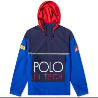 ポロラルフローレン(POLO RALPH LAUREN)の"POLO hi-tec" 超希少ナイロンプルオーバージャケットL(ナイロンジャケット)