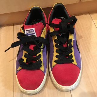 プーマ(PUMA)の♡PUMA 配色デザインスニーカー♡24センチ(スニーカー)