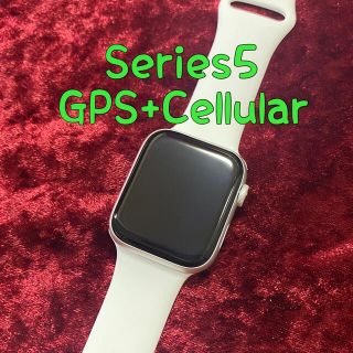 アップルウォッチ(Apple Watch)のApple Watch Series 5 Cellular アップルウォッチ(腕時計(デジタル))