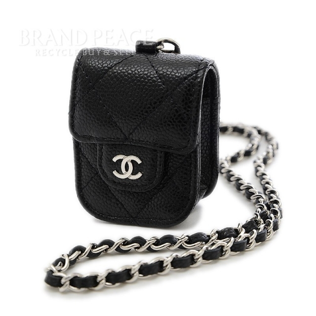 再再販! CHANEL - シャネル As エアポッズ ケース チェーンショルダー