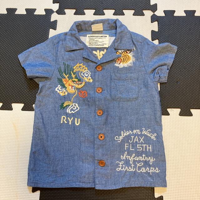 BREEZE(ブリーズ)のBREEZE 刺繍半袖シャツ　110 キッズ/ベビー/マタニティのキッズ服男の子用(90cm~)(Tシャツ/カットソー)の商品写真