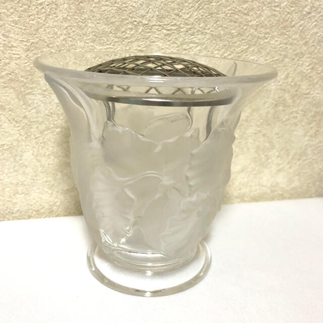 BOHEMIA Cristal(ボヘミア クリスタル)のボヘミアングラス　BOHEMIA GLASS 花瓶　透明 インテリア/住まい/日用品のインテリア小物(花瓶)の商品写真