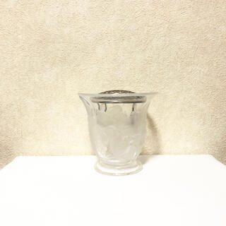 ボヘミア クリスタル(BOHEMIA Cristal)のボヘミアングラス　BOHEMIA GLASS 花瓶　透明(花瓶)